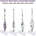 thumbnail image 4 of LOVEVER 2-Pack Replacement Steaming Mop Pads Compatible with Shark Rectangle Mop Head S3500 Series S3501 S3601 S3550 Washable Steam Mop Replacement Mop Cloth, 4 of 7
