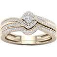 thumbnail image 1 of AKYUSGFL Fashion Rings for Women Synthetic Diamond Studded Zirconia Inlaid Rings Wedding Engagement Rings Jewelry Accessory Gifts, 1 of 5