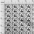 thumbnail image 2 of oneOone Rayon White Fabric Geometrical Fabric For Sewing Printed Craft Fabric By The Yard 56 Inch Wide, 2 of 5