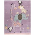 thumbnail image 2 of SAFAVIEH Carousel Kids Taneka Animals at Play Area Rug, Purple, 8' x 10', 2 of 10