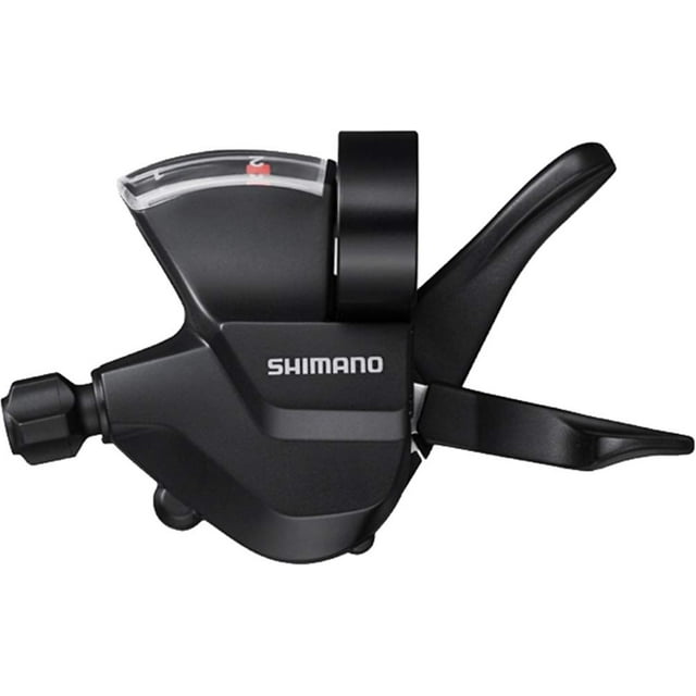 Palanca de cambio de bicicleta SHIMANO SL-M315-8R RapidFire Plus de 8 velocidades - Derecha con pantalla óptica de marcha - ESLM3158RA