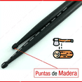 thumbnail image 3 of Baquetas Para Bateria By Vic Firth Medidas 5a NEGRO, 3 of 3
