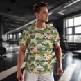 thumbnail image 3 of Wukai Construction Machinery1 Print Men's Short-Sleeved Mesh T-Shirt,Quick-Dry Short Sleeve Workout T-Shirt-4X-Large, 3 of 8
