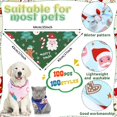 thumbnail image 3 of 100 pañuelos navideños para perros Huhumy, baberos para mascotas a granel, coloridos pañuelos triangulares para perros medianos y grandes, fiesta de Navidad, disfraz de Navidad, 3 of 6