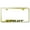Gold, variant on Honda Pilot Laser Etched Logo Cut-Out License Plate Frame (Black)