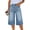 Vintage Blue, variant on EMMIOL Women's High Waisted Baggy Denim Bermuda Shorts - Y2K Wide Leg Casual Trendy Streetwear Summer Shorts