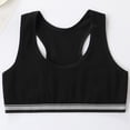 thumbnail image 2 of 2 PCS Girls Training Bras Soft Cotton Crop Tops Unpadded Racerback Kids First Bra Sports Bra for Girls Age 7-14, 2 of 4