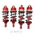 thumbnail image 1 of RC Front Rear Shocks Absorber Aluminum Alloy High Elastic Spring RC Shock Absorption Part for ARRMA 1/7 Red, 1 of 1
