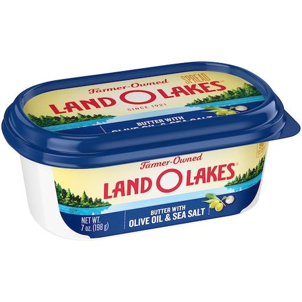 Land O Lakes Butter with Olive Oil and Sea Salt, 7 Ounce -- 12 per case