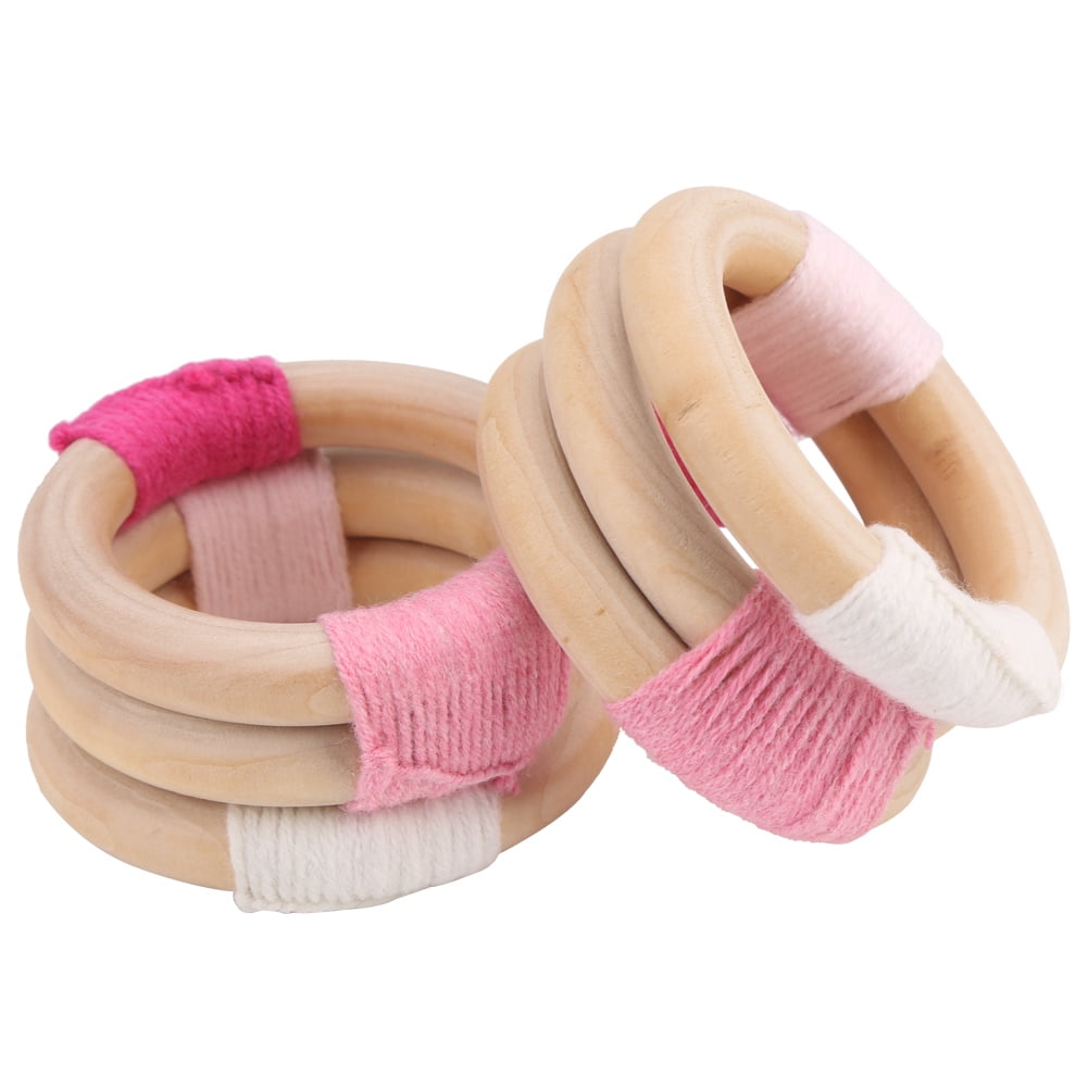 wooden teether for baby