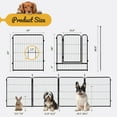 thumbnail image 6 of Naipo Dog Playpen Indoor, 8 Panels 24" Heavy Duty Puppy Pen, Puppy Pins for Large/Medium/Small Dogs,Puppy/ Cat /Rabbit Exercise Pen, Portable House/ RV/Camping/Garden Pen, 6 of 8