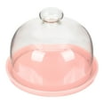 thumbnail image 2 of 1 Set Cake Plate Fruit Foretaste Plate Food Dish Cake Display Plate with Dome, 2 of 8