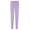 thumbnail image 4 of Natural Uniforms Women's Scrub Set Cool 4-Way Stretch Jogger Medical Scrub Set (Lavender, Large), 4 of 5