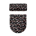 thumbnail image 4 of HELLHERO Universal Polyester Toilet Covers Set, Washable and Reusable Non-Slip Toilet Seat Cover Set for Bathroom Supplies, 4 of 7