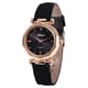 thumbnail image 2 of Sfonq Summer Clearance Womens Watches ,Mothers Day Gift for Grilfriend Fashion Women Leather Casual Watch Luxury Analog Quartz Crystal Wristwatch,Black Buy 2 Save 10%, 2 of 2