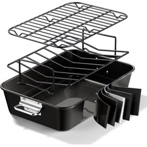 Nonstick Turkey Roasting Pan with 2 Racks