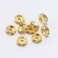 thumbnail image 3 of HOOUN 50pcs Rhinestone Rondelles Crystal Bead Loose Spacer Bead for DIY Jewelry Making-Magic Color-10mm x 50Pcs, 3 of 6