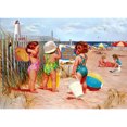 thumbnail image 1 of Pintura de diamante (DB0611) 5D DIY Beach kid Cuadro cuadrado 30x40cm Hugtrwg Para estrenar, 1 of 1