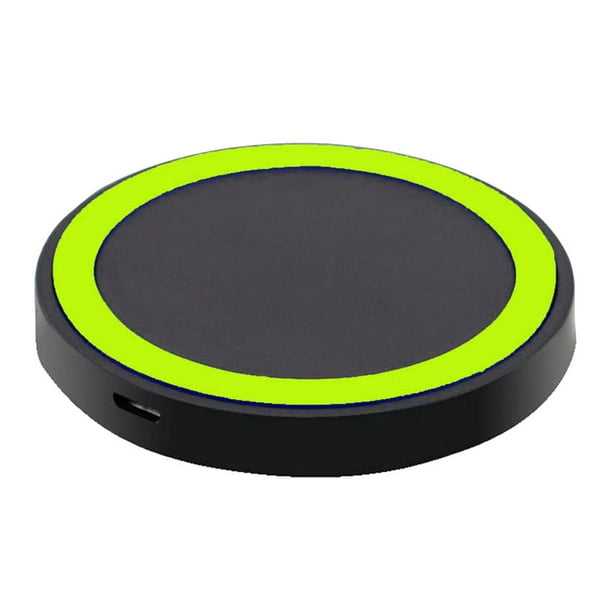Seitruly Q5 QI Inalámbrico Almohadilla para X 8 S6/S7 Teléfono y Comunicación verde 69*9.5mm