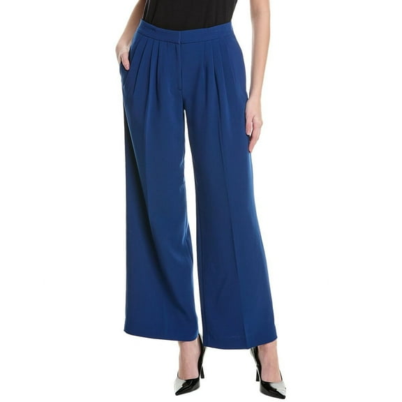 Elie Tahari womens The Rita Pant, 4, Blue