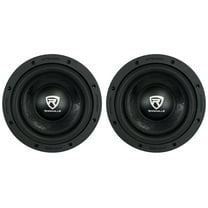 (2) Rockville W8K6D4 V2 8" 1400w Peak Car Subwoofers Dual 4-Ohm Subs 350w RMS