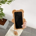 thumbnail image 5 of Kawaii Phone Cases Apply to iPhone 15 Pro,Cute Cartoon Bear Phone Case with Keychain Teddy Bear Phone Case 3D Case Soft Silicone Shockproof Cover Women Girls for iPhone 15 Pro, 5 of 10