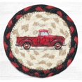 thumbnail image 1 of Capitol Importing 31-IC019VRT 5 x 5 Po IC-19 Vintage Rouge Camion Imprimé Sous-Verre, 1 of 1