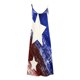thumbnail image 4 of Vestidos de Verano de las Mujeres sin Mangas Estampados Colgantes, Estilo Casual Suelto para las Vacaciones, la Fiesta Y el Uso Diario de Primavera, 4 of 5