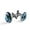 Color 4, variant on Men's Classic Stainless Steel, Anchor Compass Sea Pattern Cufflinks Business Wedding Shirts, Black