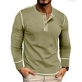 thumbnail image 2 of VJATTWR Men's and Big & Tall Men's Tri Blend Long Sleeve Tee Shirt, Sizes S, 2 of 9