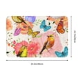 thumbnail image 3 of Uemuo Flowers And Birds Watercolor Printed Door Mat Indoor Doormat 16"x24",Front Back Door Mats Non Slip Entrance Rugs,Inside Doormats for Entryway, 3 of 9