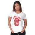 thumbnail image 3 of Xmas Ladies Love The Beard Santa Womens Slim Fit Graphic Tee Brisco Brands L, 3 of 5