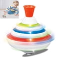 thumbnail image 5 of Joernso LED Light-Up Spinning Top with Music Battery Operated Educational Kids Manual Push Flashing Spinning Top Gyroscope Toy Toddlers Boys Girls Gift Party Favors, 5 of 7