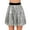 Silver*, variant on RUTAYY Women's Skirt Solid Color Sequins Stretch Waist Pleated Party Wear Flowy Comfortable Breathable Trendy Vibrant Mini Skirt