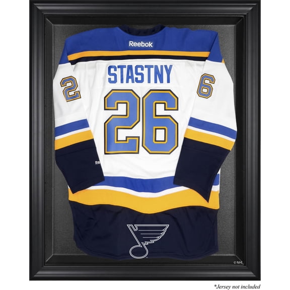 Mounted Memories NHL Jersey Display Case - St. Louis Blues - Black