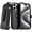 Black, variant on Rome Tech for Apple iPhone 15 Pro Max (2023) Case with Belt Clip Holster & Kickstand, Dual-Layer Shockproof Case - Black & Blue