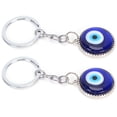 thumbnail image 4 of Blue Eye Amulet, Glass Keychain  Chain Blue Hanging Ornament  For Friends For Family For Classmates, 4 of 8