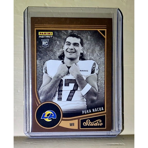 Puka Nacua 2023 Panini NFL Studio Rookies #18 Rookie Card 1/370