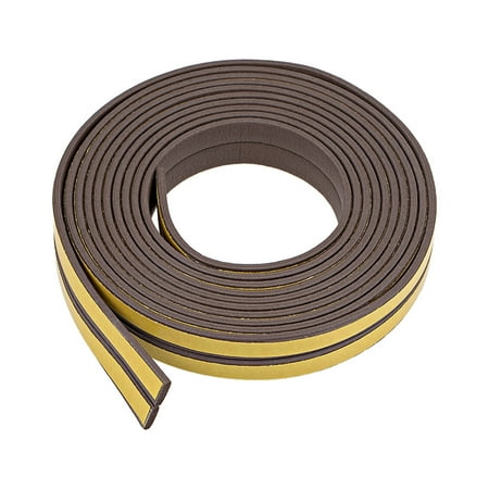 Foam Weather Stripping Adhesive Foam Tapes 9mm Wide 2mm Thick 8.2 Feet Long 2Pcs