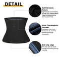 thumbnail image 5 of 2022 Waist Trainer Sweat Slimmer Wrap for Men Sauna Belt Workout Slim Body Wrap for Stomach Blue, 5 of 7