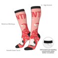 thumbnail image 4 of Balery Gnomes Hold The Letters LOVE Printed Novelty Socks Men's Women's Crew Socks Sports Socks Knee High Socks Cotton Socks Quirky and Cool Socks, 4 of 9