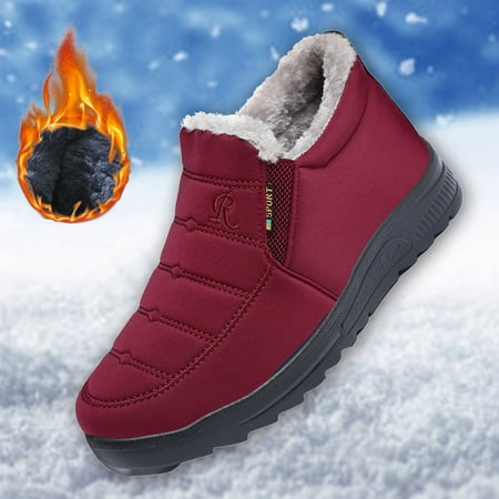

Snow Boots Women Snow Boots Autumn And Winter Fashionable Solid Color Simple And Comfortable Flat Bottom Thickened Warm
