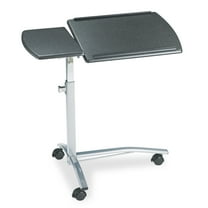 Safco Eastwinds 950 Adjustable Mobile Laptop Stand in Black Anthracite