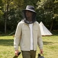 thumbnail image 4 of Mosquito Net Sun Hat for Men Women, UPF 50+ Sun Protection Wide Brim Boonie Hats with Neck Flap Outdoor Fishing Hiking Hat, 4 of 6