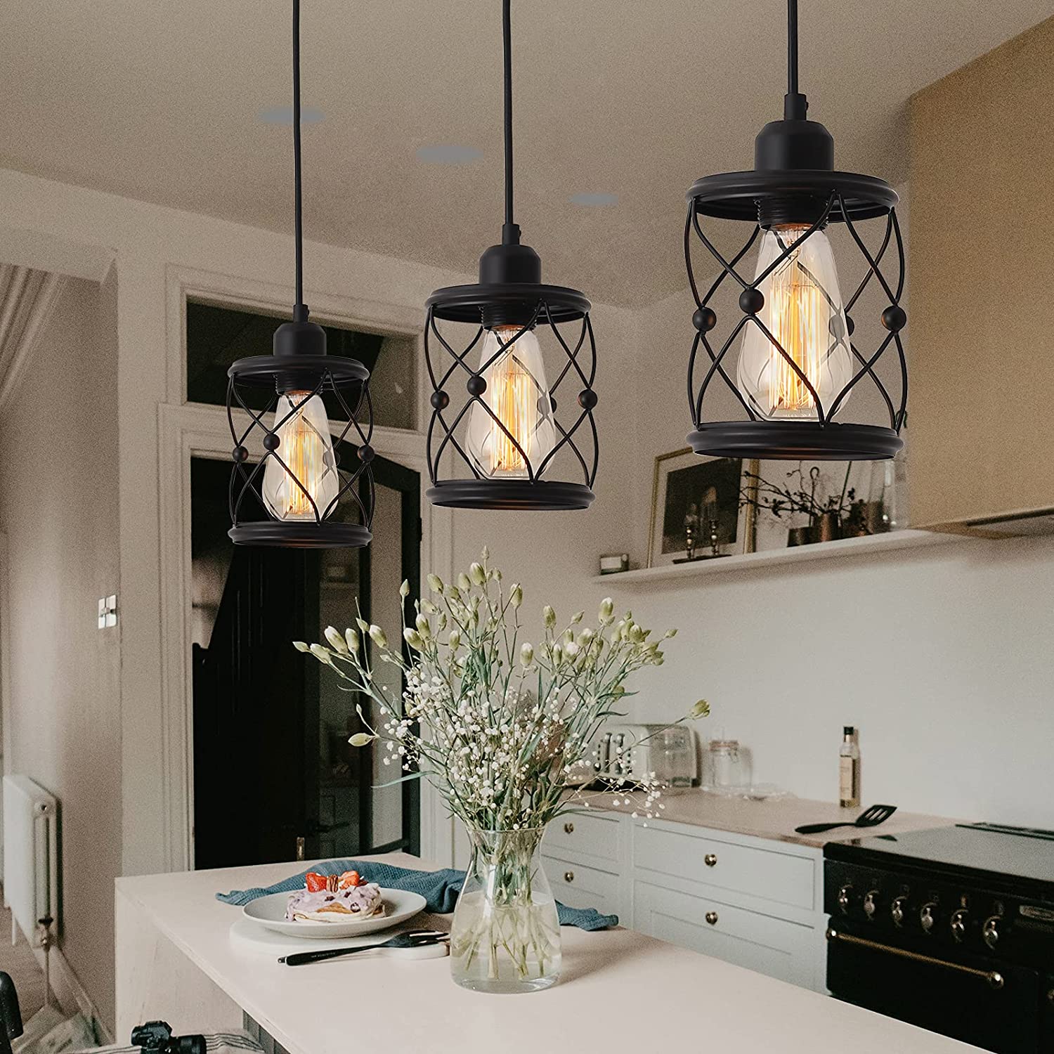 Pendant Lighting for Kitchen Island 