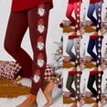 thumbnail image 2 of Zhanying Collants Motif de Noël Légers Amincissants Rehausse-Fesses Coupe Femmes Collants de Sorcière Rouges m, 2 of 5