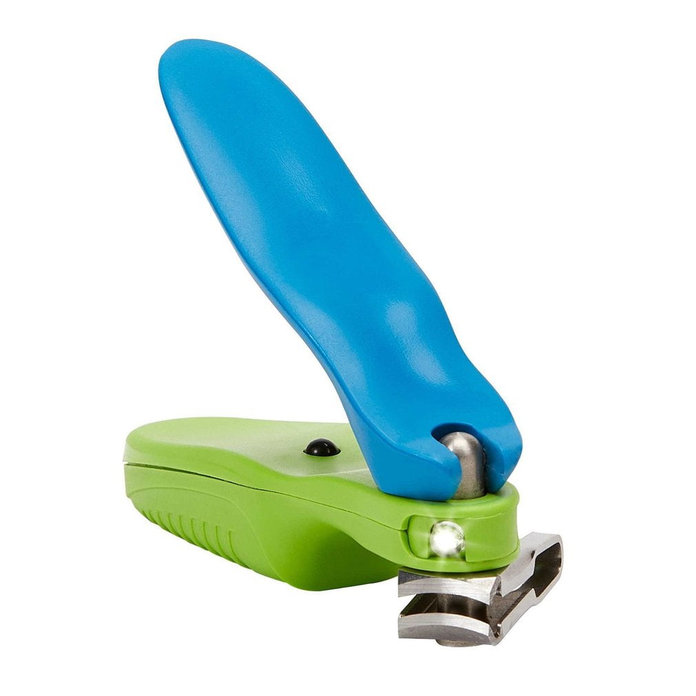 New LED Nail Clipper Scissors with Light Stainless Steel Clipper Nail