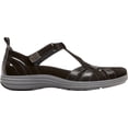 thumbnail image 2 of Women's Aravon Beaumont Fisherman Sandal Black Leather 7 B, 2 of 5