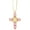 Pink, variant on YIEMEEN Adjustable Virgin Crosses Necklace Jewelry ersonalized Neck Chain Ornament