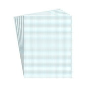 Staples Graph Pads 8.5" x 11" Graph White 50 Sheets/Pad 412585